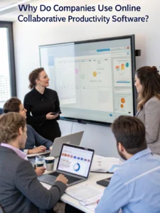 why do companies use online collaborative productivity software